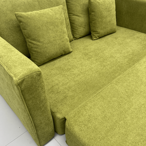 Vente en gros de <span class=keywords><strong>canapé</strong></span>-lit nordique moderne en mousse haute densité 2 3 places pour le salon canapés compressés verts <span class=keywords><strong>canapé</strong></span>-lit <span class=keywords><strong>convertible</strong></span> - Product Image 4