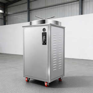 جهاز تعقيم الفطر بالبخار عالي الضغط بسعة 200-250 لتر مع تسخين كهربائي عمودي - Product Image 1