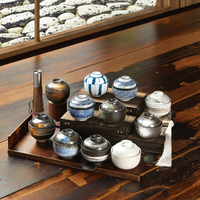 Bols en céramique et porcelaine de style japonais Japandi, sous glaçure, pour hôtels, restaurants, maisons et fêtes