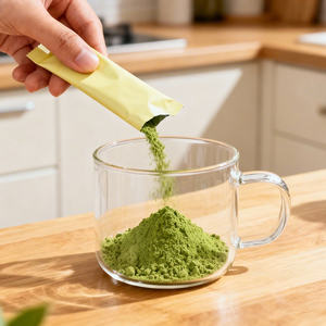 AMULYN Marca Propia OEM Matcha Latte de <span class=keywords><strong>Leche</strong></span> de Avena, <span class=keywords><strong>Polvo</strong></span> de Matcha Instantáneo, <span class=keywords><strong>Polvo</strong></span> de Latte Super Matcha, <span class=keywords><strong>Polvo</strong></span> de <span class=keywords><strong>Leche</strong></span> de Avena Matcha - Product Image 3