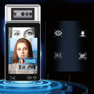 Sistema de Control de Asistencia Iris con Reconocimiento Facial, Lector de Códigos QR, Contraseña y Tarjetas, Pantalla de 8 Pulgadas - Product Image 3