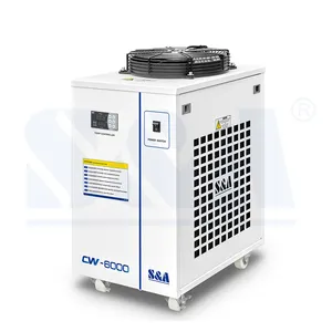 S&A Laboratory CW-6000AN 1HP Industrial Cooling Jacket Air Cool Water Chiller