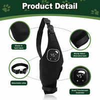 Support chauffant professionnel pour genou de chien avec massage vibrant, enveloppement pour pattes d'animaux, soin des articulations canines pour arthrite de la hanche et entorse des ligaments