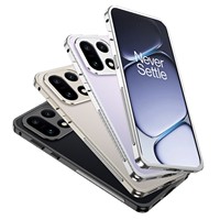 Coque de protection en métal de luxe IDEAL pour OnePlus 15, cadre en aluminium, protection de l'objectif en métal, film de protection