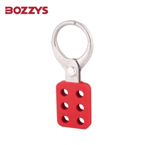 BOZZYS 38mm शेकल दीया हाई स्ट्रेंथ फायरप्रूफ एल्युमीनियम सेफ्टी हैस्प लॉकआउट 6-होल और हुक के साथ - Product Image 3