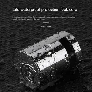 Frenos de disco de <span class=keywords><strong>bicicleta</strong></span> Bloqueo <span class=keywords><strong>antirrobo</strong></span> Candados de freno de disco de motocicleta Candados impermeables de <span class=keywords><strong>bicicleta</strong></span> eléctrica - Product Image 6