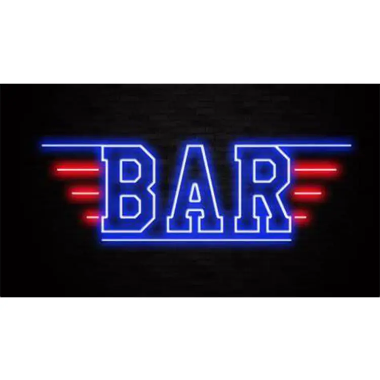 2023 New Design Cocktail Bar Neon Sign Wall Decoration Bar Led Sign Neon Club Indoor Decor Bar Neon Sign With Free Design