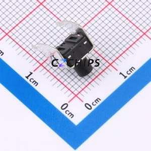 TC-1102N-C-EL-B Tactile Switch Bent Lead Through Hole,6x6mm Switch Single Pole Single Throw Round Button 2.6N Right Angle Insert - Product Image 2