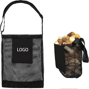Personalized Collapsible Fruit Gathering Basket Mushroom Hunting Bag Mesh Foraging Pouch Harvesting Bag Mushroom Foraging Bag