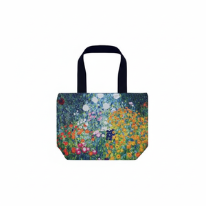 AU-01807 borsa Tote da donna Klimt Art Design "giardino di fiori" elegante borsa a tracolla in stile L - Product Image 1