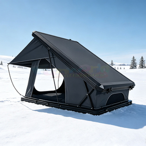 Carpa de techo rígida de aleación de aluminio al por mayor con apertura lateral para camping al aire libre, para SUV y camionetas pickup - Product Image 2