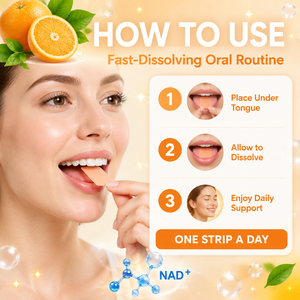 Bandes à dissolution rapide NAD+ 50mg avec Vitamine C, Complément Alimentaire Oral Végétalien en Film – Meilleures Ventes - Product Image 3