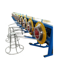 Ligne de production de fil électrogalvanisé entièrement automatique à haute efficacité certifiée ISO9001, machine à chanfreiner, tour à cintrer TOPS