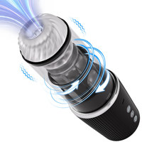 Copa de Masturbación Masculina Automática, con 10 Modos de Vibración y 5 Modos de Rotación, Dispositivos de Succión, Juguete Sexual de Manos Libres