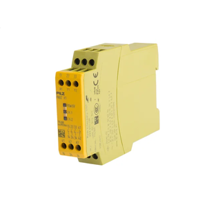 Relé de Seguridad MT-Pilz X1, 24V AC/DC, 3 N/O 1 N/C, 22.5mm de Ancho, Parada de Emergencia y Monitoreo de Puerta, 774300 - Product Image 1