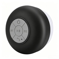 Haut-parleur portable de style moderne, modèle exclusif, avec lumière LED RGB, ventouse, son BT 5.0, connexion sans fil pour salle de bain et douche