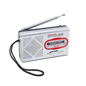 <span class=keywords><strong>Radio</strong></span> <span class=keywords><strong>Internet</strong></span> DEKKO Pocket Portable Mini 2 Bandes AM/FM avec Haut-parleur Intégré Lampe Torche 2 Piles AA Design Classique - Product Image 4