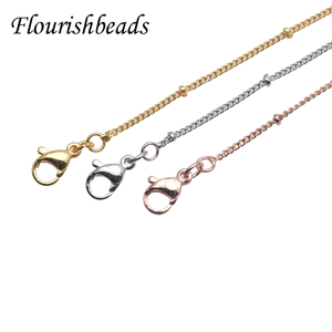 Accessoires de fabrication de bijoux, sans Nickel, Anti-<span class=keywords><strong>rouille</strong></span>, <span class=keywords><strong>plaqué</strong></span> or 18K, perles rondelles, maillons, chaînes, colliers - Product Image 4
