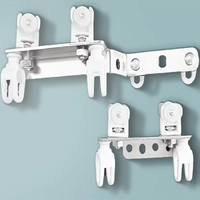 Rail de rideau en aluminium Art Déco Yilian Factory, vente chaude, rail de rideau de fenêtre, accessoires de salon robustes et durables, tringles à rideaux