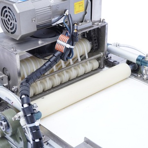 Máquina laminadora de obleas automática personalizable comercial de suministro de fábrica, máquina de galletas de gofres enrolladas - Product Image 3