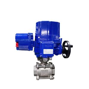 Covna Vanne à boisseau sphérique électrique à fenêtre de 90 jours Vanne à boisseau sphérique 2 voies motorisée antidéflagrante Vanne de contrôle de vapeur liquide eau air gazole - Product Image 1