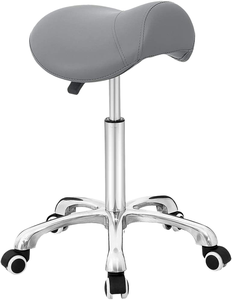 Saddle Stool Barber Shop Hospital Wood Salon Furniture -Traditional Design - Product Image 1