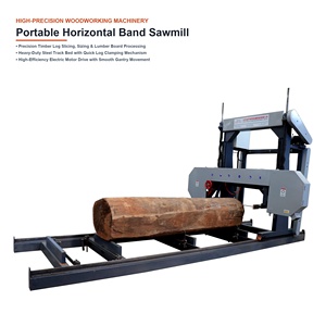 Portable Horizontal Band Sawmill Machine for Large <b>Log</b> <b>Cutting</b> Processing and Sawing - Product Image 1