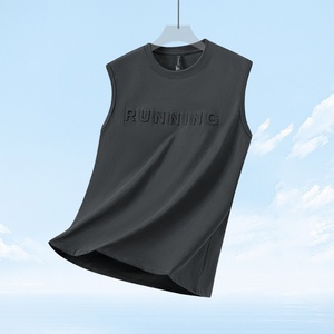 Camiseta sin Mangas Personalizada con Logotipo para Hombre, Informal, Ecológica y de Secado Rápido, Tejido de Algodón de Alta Calidad que se Suaviza con Cada Lavado - Product Image 1