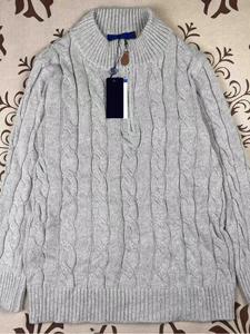 Felpa con Cappuccio RL1/4 di Alta Qualità con Zip a un Quarto e Logo del Marchio Ricamato per <span class=keywords><strong>Uomo</strong></span> e Donna - Product Image 4