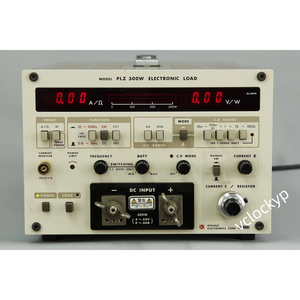 KIKUSUI PLZ 300W <b>ELECTRONIC</b> LOAD 4~60V, 0~60A 300W <b>Used</b> - Product Image 1