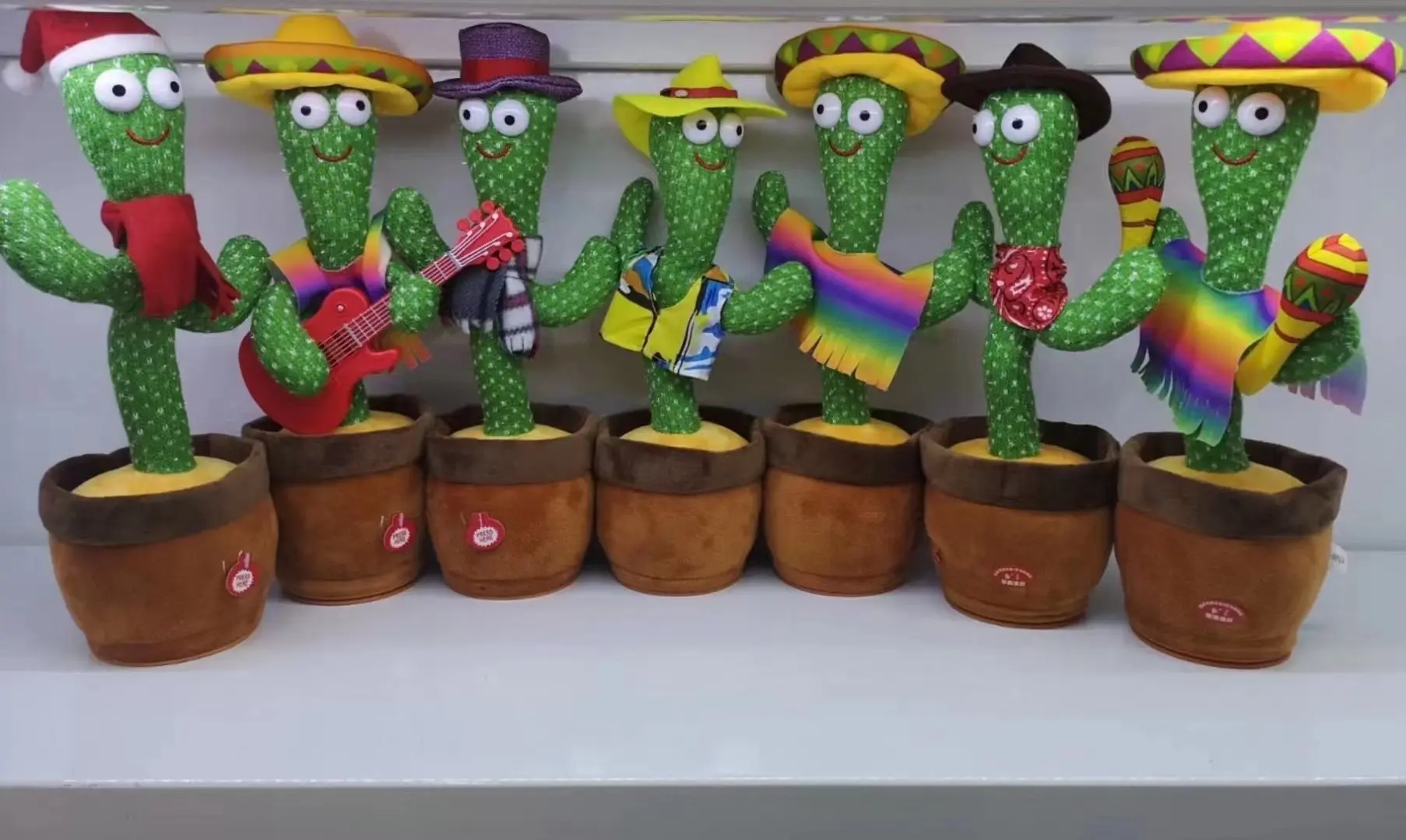 Top Fashion cactus Doll Talking Game Singing Plush Toy Recording Musical Toy Dancing Cactus
