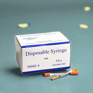 <span class=keywords><strong>Seringue</strong></span> à insuline indolore de haute qualité en plastique 0,3 ml 0,5 ml 1 ml <span class=keywords><strong>Aiguille</strong></span> ultra-fine 29G-32G Compatible universellement Certifié CE Classe II - Product Image 6