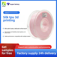 Filamen Cetak 3D PINRUI Silk-Like TPU 95ATPU 1.75mm dengan Bahan Lembut Elastis dan Tekstur Halus 1kg Per Gulungan