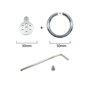 Kooi Stuk Roestvrij Staal <span class=keywords><strong>Penis</strong></span> Sporter Voor Volwassen Mannen Vogelkooi Schroef Kort - Product Image 6
