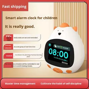 Trẻ em học đồng hồ giảng dạy Wifi thời tiết âm nhạc nói chuyện đồng hồ robot với đếm ngược Pomodoro hẹn giờ cuộc sống Thông Minh Kỹ thuật số Đồng hồ báo thức - Product Image 6