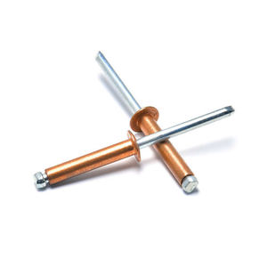 Fabricante de remaches con especificaciones personalizadas, remaches ciegos de aleación de aluminio de 4.8mm, 4mm, 3mm, remaches ciegos de cobre - Product Image 1