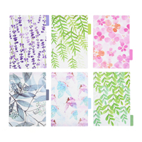 Classeur à anneaux personnalisé A4 A5 A6 B5 avec couverture en PVC transparent et mat planificateur impression de planificateurs quotidiens hebdomadaires et mensuels avec diviseur