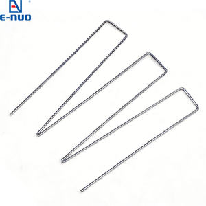 Piquets de <span class=keywords><strong>sol</strong></span> en U galvanisés haute résistance pour filets de gazon et clôtures de jardin pour le Japon - Product Image 4