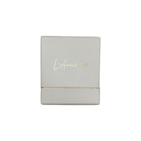 Boîte à bougies de luxe en carton rigide blanc, emballage artisanal rectangulaire unique personnalisé par le fabricant, pour cadeau