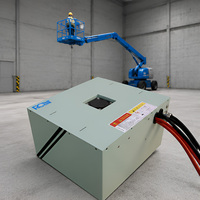 Batterie LiFePO4 24V 120Ah pour plateforme élévatrice, nacelle élévatrice, plateforme à ciseaux, charge rapide, BMS intelligent, vente en gros directe usine OEM