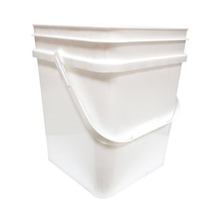 Eimer 1 Gallone Plastik eimer Quadrat Pp Kunststoff Hochwertiger 5 Liter Kunststoff Lebensmittel qualität 2 Gallonen Eimer - Product Image 5