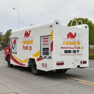 Camion citerne miniature Dongfeng de 5000 litres, camion de livraison de carburant mobile - Product Image 4