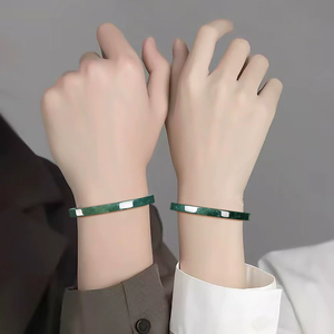 Natural Genuine A-grade <b>Silver</b> Flower Children's <b>Bangles</b> Blue Water Hand <b>Bracelet</b> Ice-grade Jade - Product Image 4