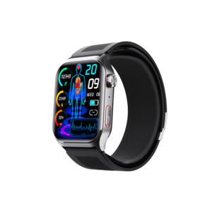 Jam Tangan Pintar Silikon Kelas Medis F520 Analisis Oksigen Darah Cahaya Merah Kelembapan Kulit Aktivitas Saraf Komposisi Tubuh Alarm Jatuh - Product Image 1