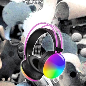 Audífonos Inalámbricos Plegables con Luz RGB y Bajos Profundos, Principio Dinámico - Product Image 3