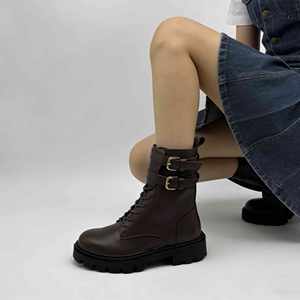 <span class=keywords><strong>Botas</strong></span> de Cuero Genuino 100% Resistentes para Mujer, Personalización Profesional - Product Image 3