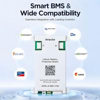 Batterie de stockage d'énergie CAN 48V 10kWh rechargeable à ions sodium, empilable, résistante aux températures extrêmes, solution de batterie de secours domestique