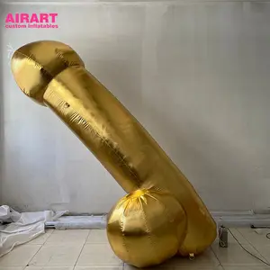 Großer aufblasbarer Penis ballon des kunden spezifischen Entwurfs mit Bällen für Junggesellen abschied dekoration