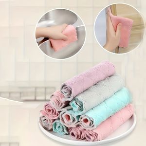 Serviettes de cuisine en microfibre <span class=keywords><strong>super</strong></span> absorbantes, imprimées, tissées, à séchage rapide, jetables, pour usage commercial et domestique, vendues en vrac - Product Image 4