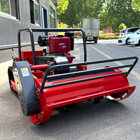 Directo de fábrica Carrete Cortacésped Tractor Control remoto Inalámbrico 48V Tipo cadena Robot Cortacésped Control remoto Cortacésped